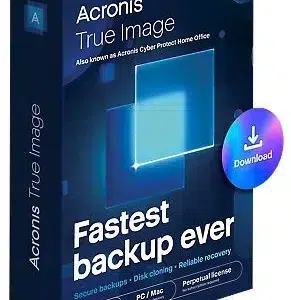 Acronis True Image 2025 - Dauerlizenz für 1 Gerät, Download, Key per E-Mail