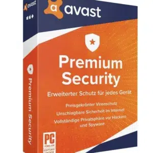 Avast Premium Security 2025 für 1 PC (Windows) - 1 Jahr Download Schutz