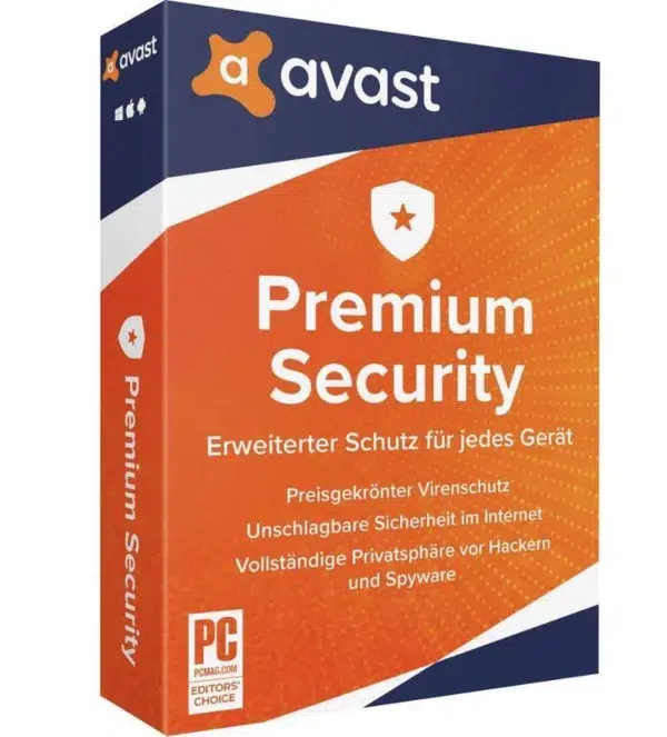 Avast Premium Security 2025 für 1 PC (Windows) - 1 Jahr Download Schutz