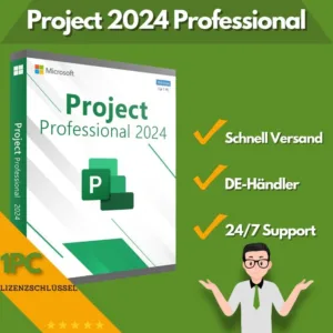 Microsoft Project 2024 Professional | 1PC | Schneller Versand | 24/7 Support