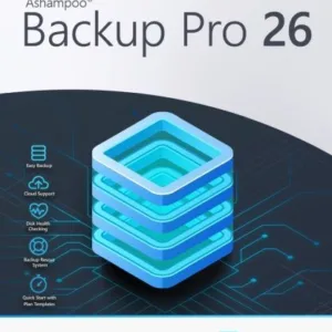 Ashampoo Backup Pro 26 - Dauerlizenz für 1 PC - ESD, zuverlässige Datensicherung