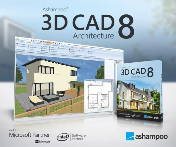 Ashampoo 3D CAD Architecture 8 - Hausplaner für Grundrisse und Baupläne - Download – Bild 2