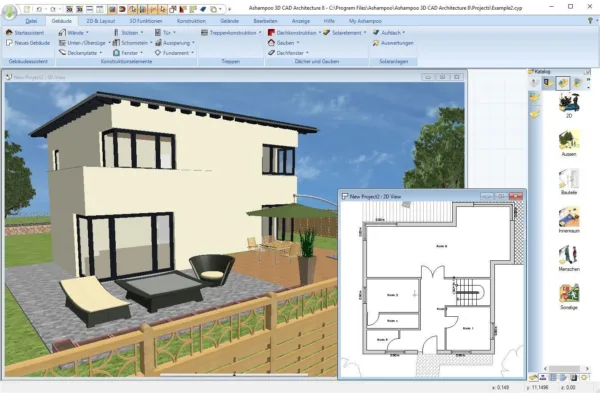 Ashampoo 3D CAD Architecture 8 - Hausplaner für Grundrisse und Baupläne - Download – Bild 5