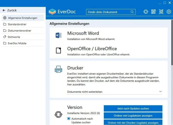 EverDoc 2024 - Dokumentenverwaltung Vollversion für PC Download - Effiziente Dateiorganisation – Bild 5