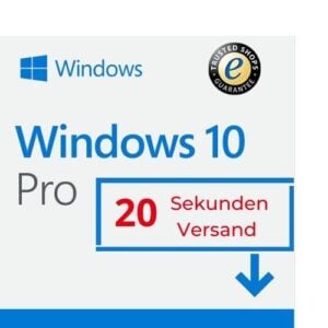 Windows 10 Pro Aktivierungsschlüssel - Sofortversand 24/7 Eilservice