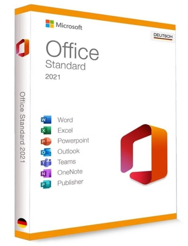 Microsoft Office 2021 Standard für Windows PC - Lebenslange Lizenz ohne Abo