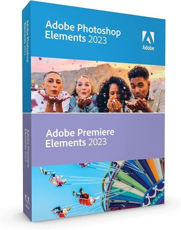 Adobe Photoshop & Premiere Elements 2023 - Unbegrenzte Laufzeit für WIN/MAC