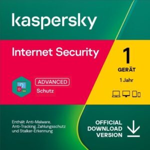Kaspersky Internet Security 2024 - 1 Gerät, 1 Jahr Lizenz (ESD)