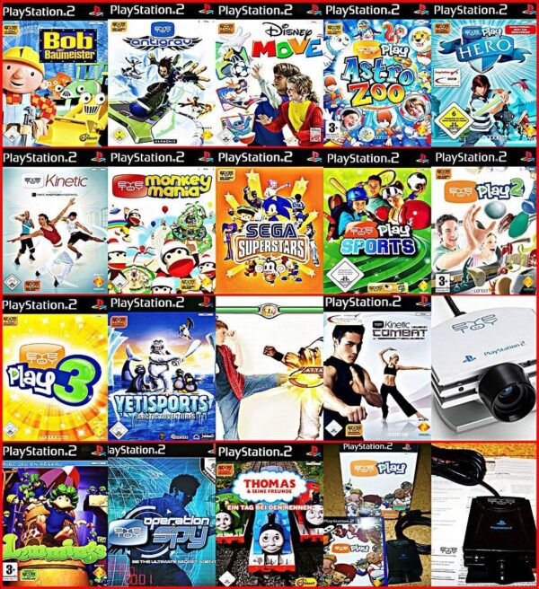 SONY PS2 & PSX Konsolen & Zubehör: Singstar, Guitar Hero, Buzz, EyeToy - Image 14