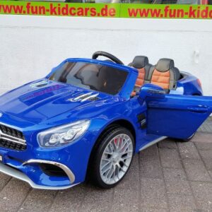 Mercedes AMG SL65 Kinder Elektroauto Luxus Edition - Blau Lackiert