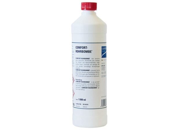 Comfort Rohrreiniger 1000 ml - Effektive Rohrbombe für freie Abflüsse
