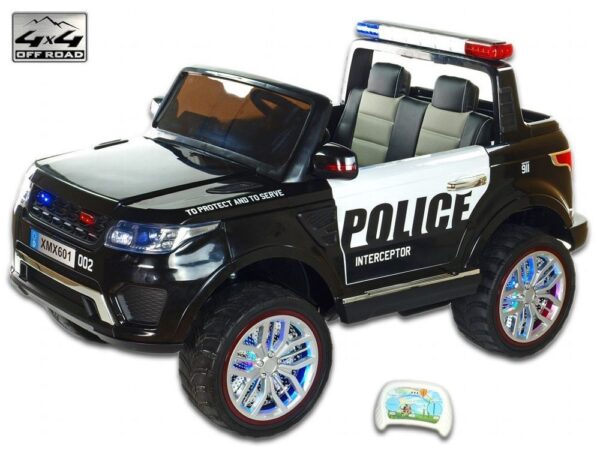 Polizei Gelände Truck 911 - 2 Sitzer Allrad Kinder Elektroauto 4x45W - Image 1