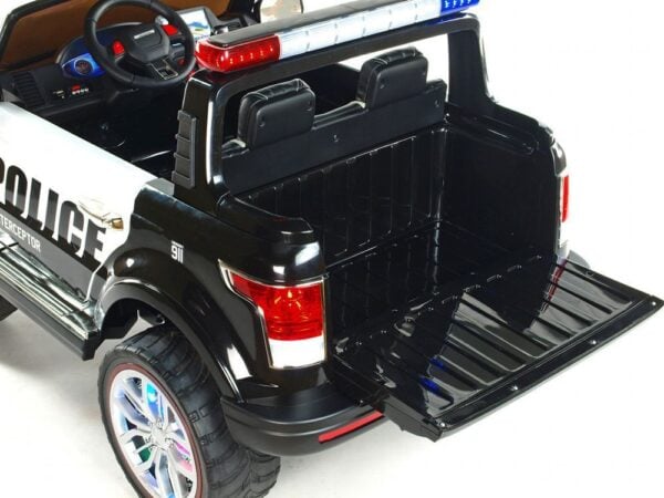 Polizei Gelände Truck 911 - 2 Sitzer Allrad Kinder Elektroauto 4x45W - Image 7