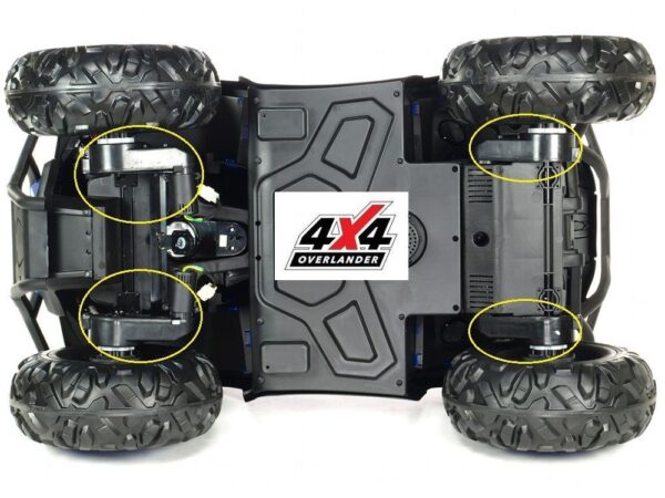 X-Men 900 4x4 4WD Elektroquad für Kinder – 4x45Watt – rot - Image 12