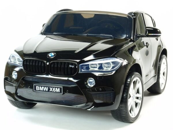 BMW X6M XXXL Kinder Elektroauto 2 Sitzer schwarz lackiert für Kids