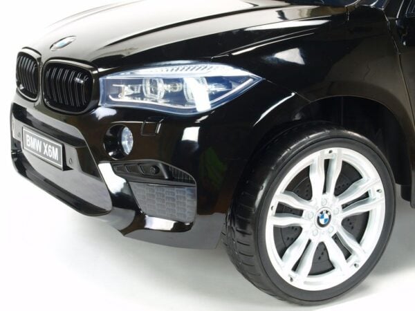 BMW X6M XXXL Kinder Elektroauto 2 Sitzer schwarz lackiert für Kids - Image 3