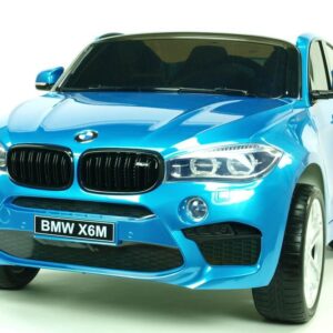 BMW X6M XXXL Kinder Elektroauto 2 Sitzer - Blau lackiert für Kids