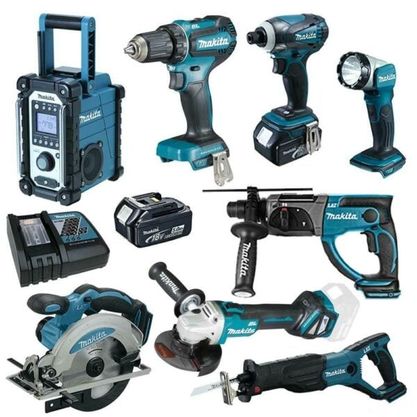 Makita DHR202Z 18V Akku Kombi-Bohrhammer Set - Li-Ion Werkzeug Kit