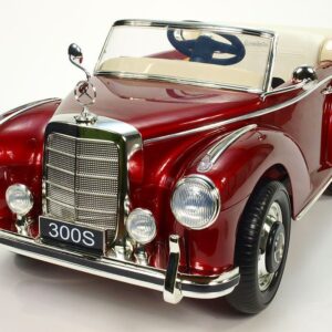 Mercedes S300 Kinder Elektroauto 2x45W - weinrot lackiert für Kinder