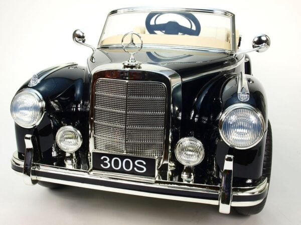 Mercedes S300 Kinder Elektroauto 2x45W - Schwarz lackiert für Kinder - Image 1