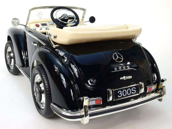 Mercedes S300 Kinder Elektroauto 2x45W - Schwarz lackiert für Kinder - Image 6