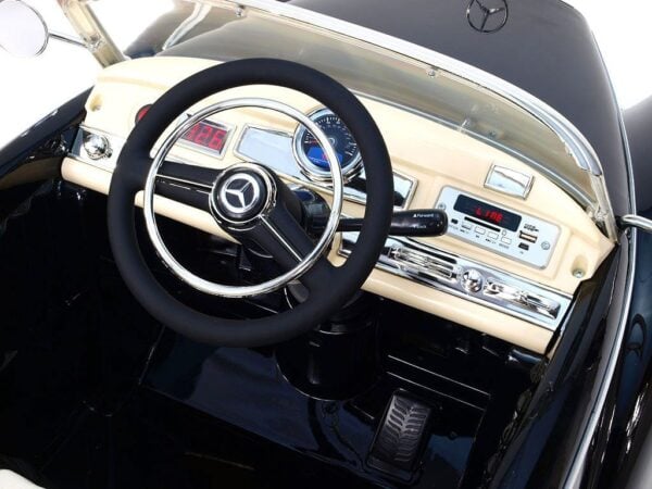 Mercedes S300 Kinder Elektroauto 2x45W - Schwarz lackiert für Kinder - Image 10