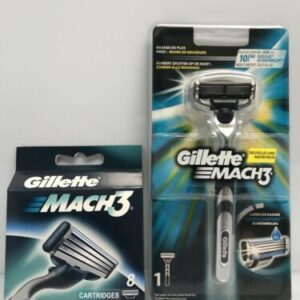 Gillette MACH3 Rasierklingen 9er Pack + Rasierer im Original Blister