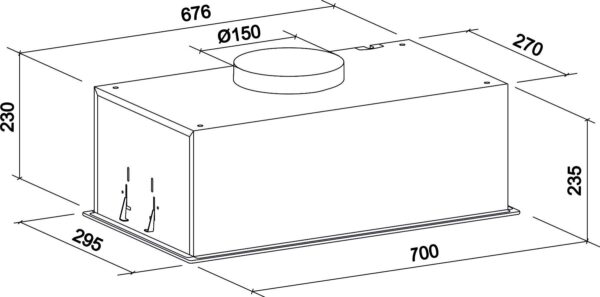 Gurari GCH D E 217 BL.70 Dunstabzugshaube 70 cm Schwarzglas 1000m³/h - Image 4