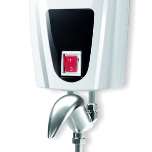 Eldom 3,5 kW Klein Durchlauferhitzer mit Einhebelmischer und Stecker