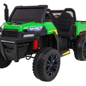 Dreiachs Kipper XXL 24V 800W – Grünes Kinder Elektroauto für Spaß und Abenteuer