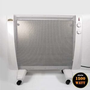 Mauk 1500W Wärmewellenheizung - Elektroheizer mit 360° Heizstrahler