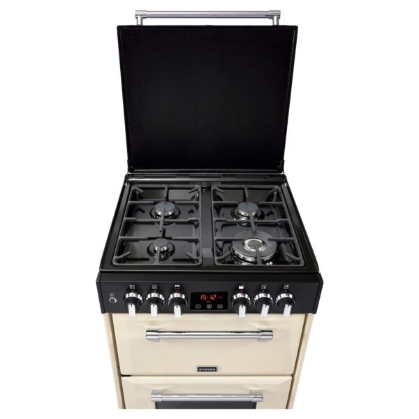Richmond 600 DF EU Gas Elektro Standherd 60 cm Creme Range Cooker - Image 1