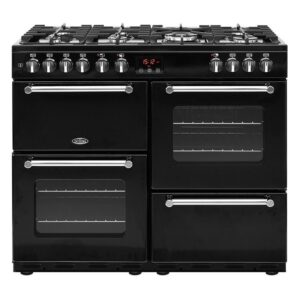 Belling Kensington 100 DFT Black Gas Elektro Standherd 100 cm Range Cooker