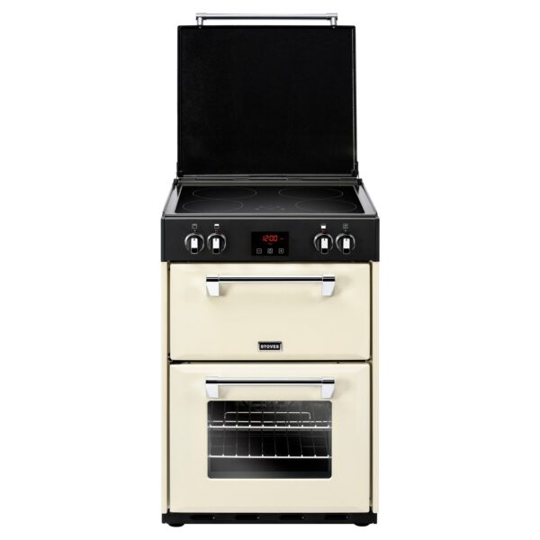 Richmond 600 EI Induktionsherd Creme/Chrom 60 cm - Elektrischer Standherd - Image 1