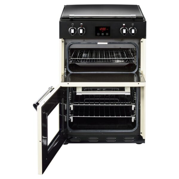 Richmond 600 EI Induktionsherd Creme/Chrom 60 cm - Elektrischer Standherd - Image 2