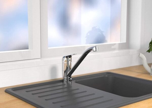 Spültischarmatur Küchenarmatur chrom für Vor- und Unterfenstermontage - Image 2