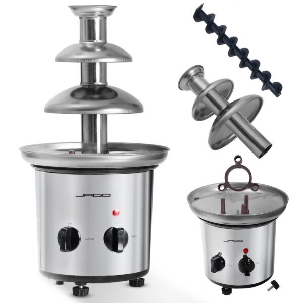 Jago® Schokoladenbrunnen 275W für Schokoladenfondue und Partys - Image 10