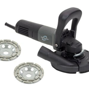 Trongaard Betonschleifer 1400W 125mm - Sanierungsfräse und Winkelschleifer-Set