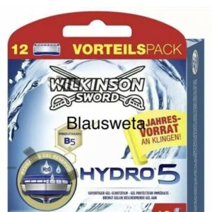 Wilkinson Sword Hydro 5 Rasierklingen 12 Stück neu in OVP