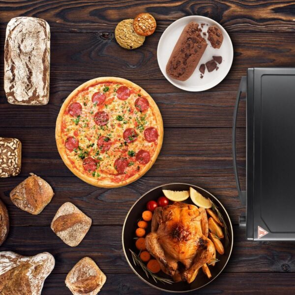 Jago® 30L Minibackofen mit Umluft und Grillfunktion – 1600W Pizzaofen - Image 5