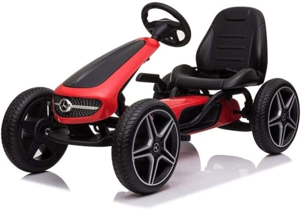 Mercedes Go Kart Kinderfahrzeug - Tretauto für kleine Rennfahrer