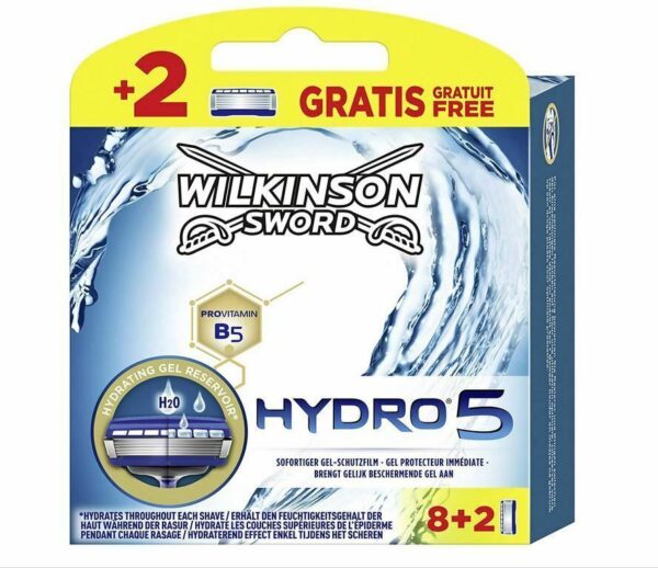 Wilkinson Sword Hydro 5 Rasierklingen 10 Stück - Neu & OVP