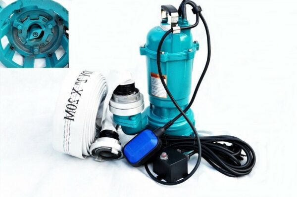 Fäkalienpumpe 550W Tauchpumpe für Schmutzwasser mit 20m C-Schlauch