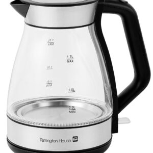 Tarrington House kabelloser Glas-Wasserkocher 1,7L 2200W NEU OVP
