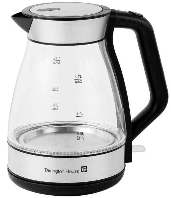 Tarrington House kabelloser Glas-Wasserkocher 1,7L 2200W NEU OVP