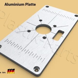 Alu Befestigungsplatte für RT0700, RT0701, RT0702, DRT50-52