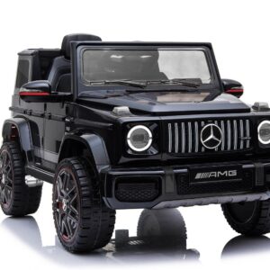 Elektro-Kinderauto Mercedes G 63 AMG 12V schwarz mit Musik, LED & RC