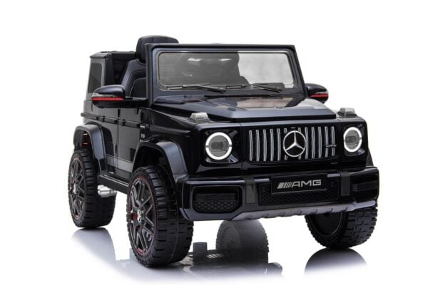 Elektro-Kinderauto Mercedes G 63 AMG 12V schwarz mit Musik, LED & RC