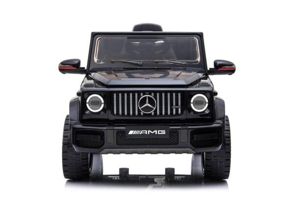 Elektro-Kinderauto Mercedes G 63 AMG 12V schwarz mit Musik, LED & RC - Image 1