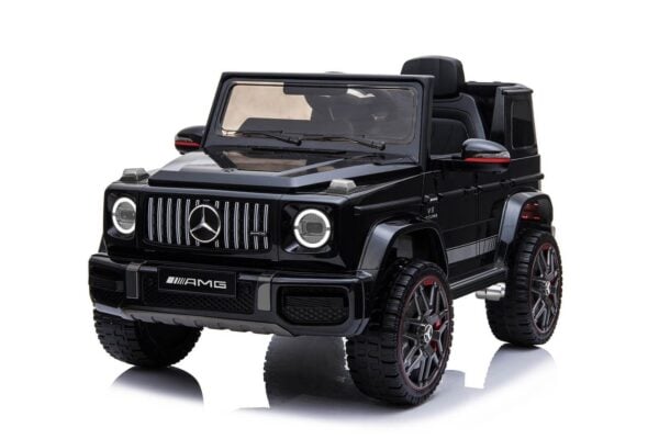 Elektro-Kinderauto Mercedes G 63 AMG 12V schwarz mit Musik, LED & RC - Image 2